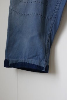 画像5: 【MITSUGU SASAKI】ビンテージ×リメイク パッチワーク フレンチワークパンツ（シンチバックあり） (5)