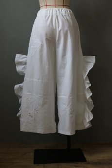 画像9: 【ササキチホ】フィレレースとフリルのリメイクパンツ (9)