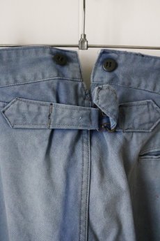 画像12: 【MITSUGU SASAKI】ビンテージ×リメイク パッチワーク フレンチワークパンツ（シンチバックあり） (12)