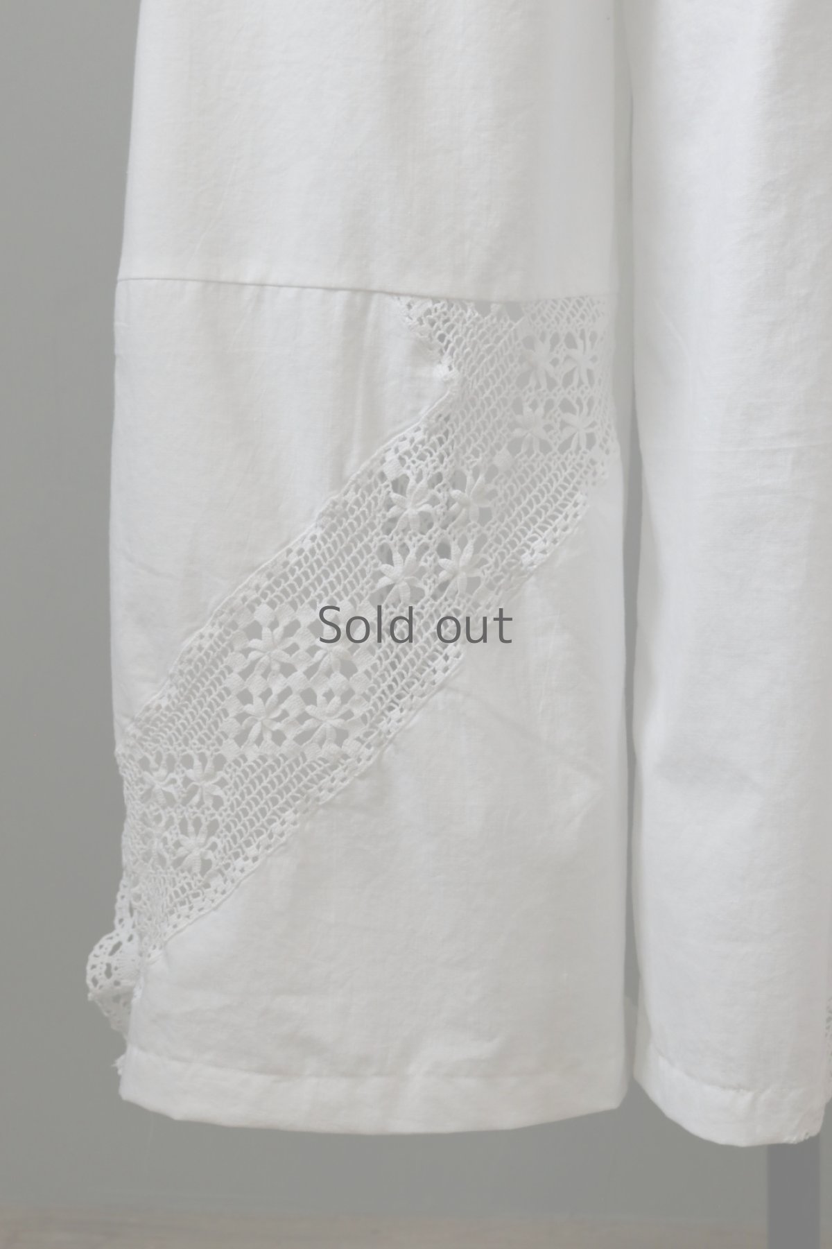 画像11: 【ササキチホ】クロシェレースのリメイクパンツ (11)