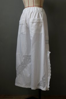 画像7: 【ササキチホ】クロシェレースのリメイクパンツ (7)