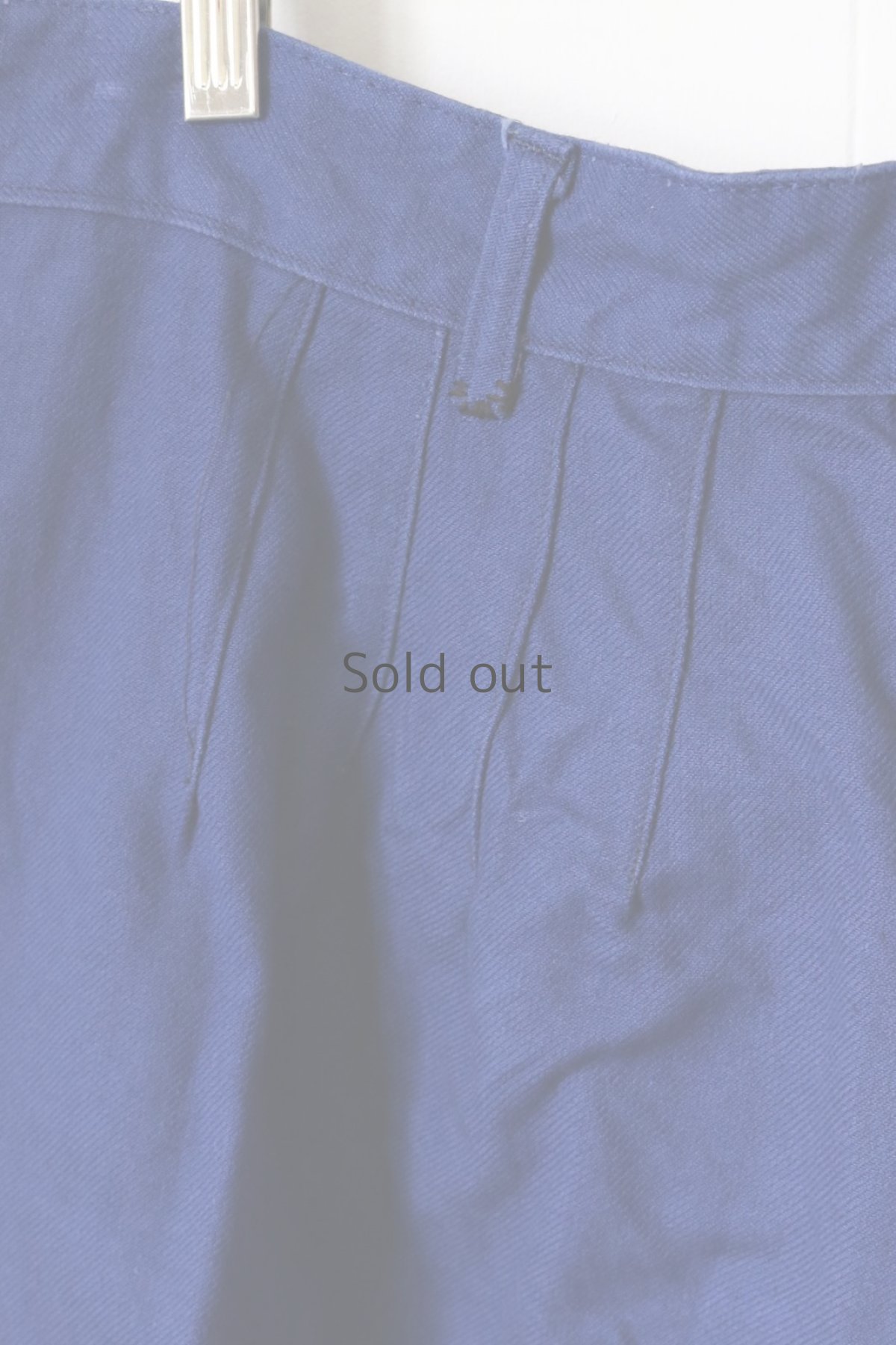 画像5: 【MITSUGU SASAKI】ビンテージ×リメイク フレンチワーク　ワイドパンツ（リサイズ） (5)