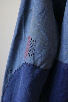 画像10: 【MITSUGU SASAKI】ビンテージリメイク パッチワーク カラフル刺し子 デニムワークブルゾン (10)