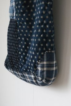 画像3: 【MITSUGU SASAKI】藍染古布　雪ん子絣　トートバッグ (3)