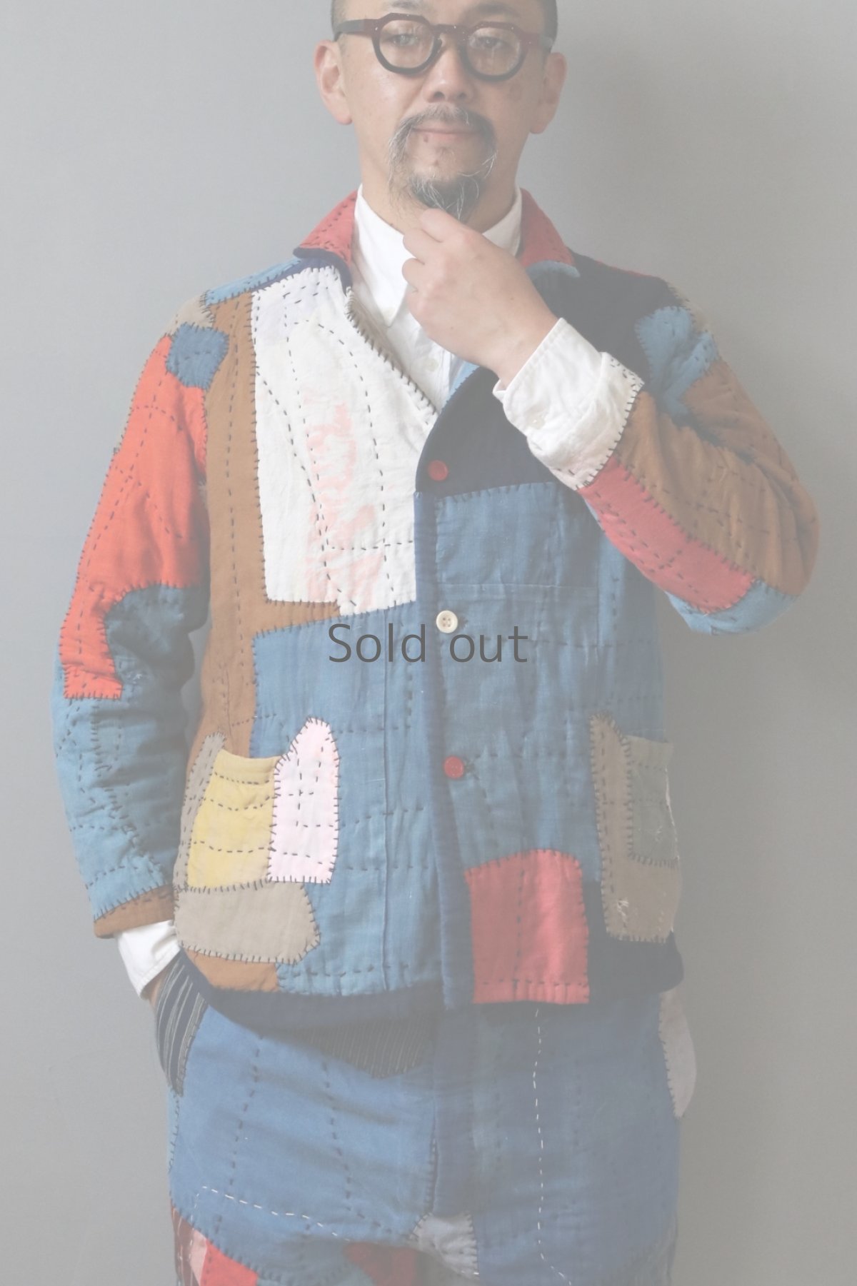 画像17: 【MITSUGU SASAKI】SUPER BORO BORO カラフル JACKET（製造年月2025年9月） (17)