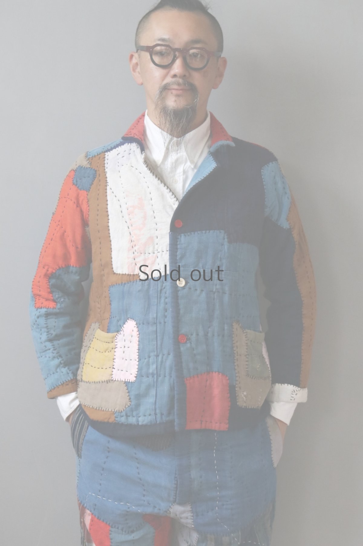 画像16: 【MITSUGU SASAKI】SUPER BORO BORO カラフル JACKET（製造年月2025年9月） (16)