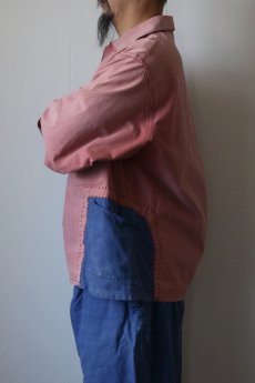 画像19: 【MITSUGU SASAKI】ビンテージリメイク　パッチワークフィッシャーマン　ワークシャツ (19)