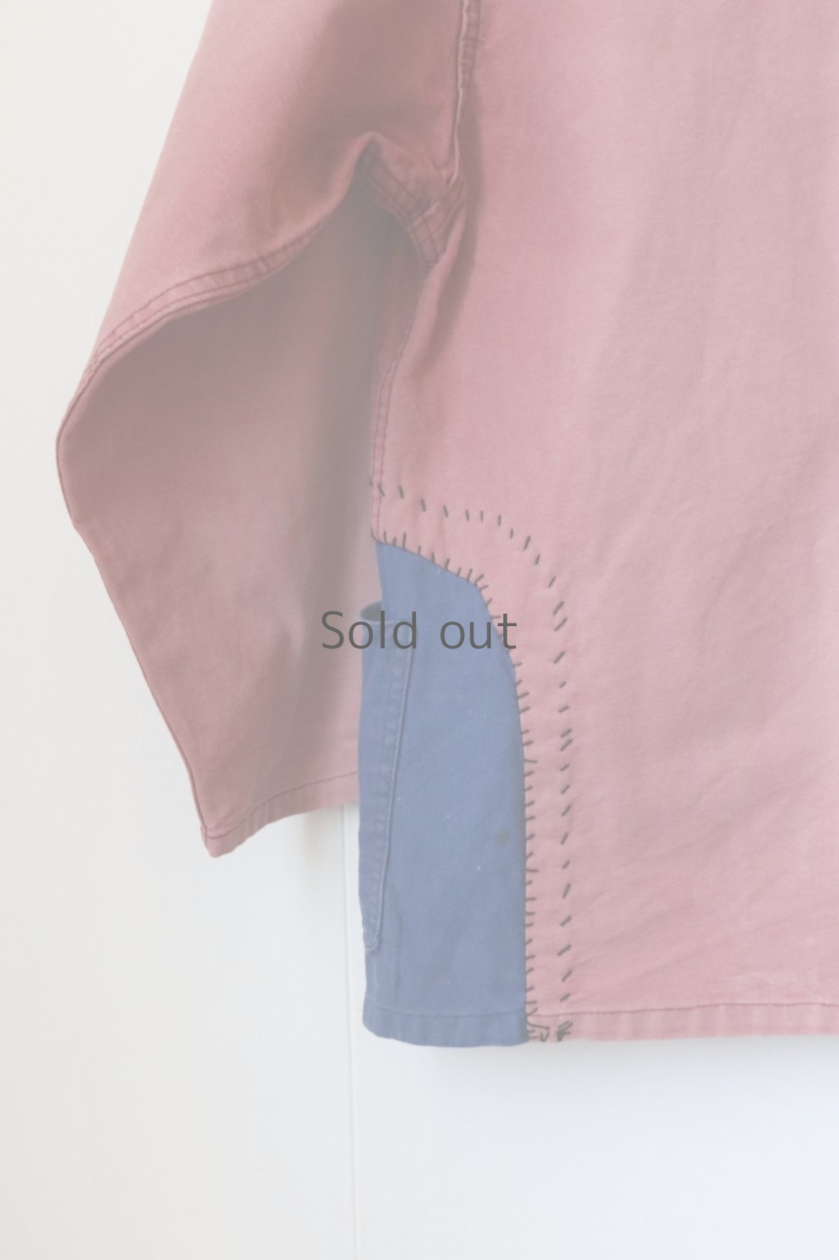 画像9: 【MITSUGU SASAKI】ビンテージリメイク　パッチワークフィッシャーマン　ワークシャツ (9)