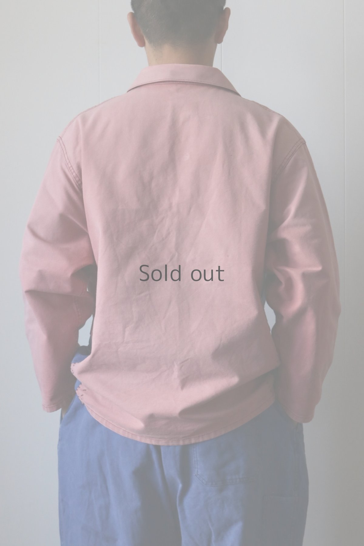 画像18: 【MITSUGU SASAKI】ビンテージリメイク　パッチワークフィッシャーマン　ワークシャツ (18)