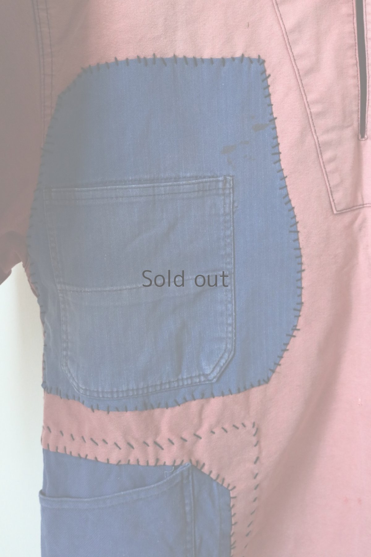 画像3: 【MITSUGU SASAKI】ビンテージリメイク　パッチワークフィッシャーマン　ワークシャツ (3)