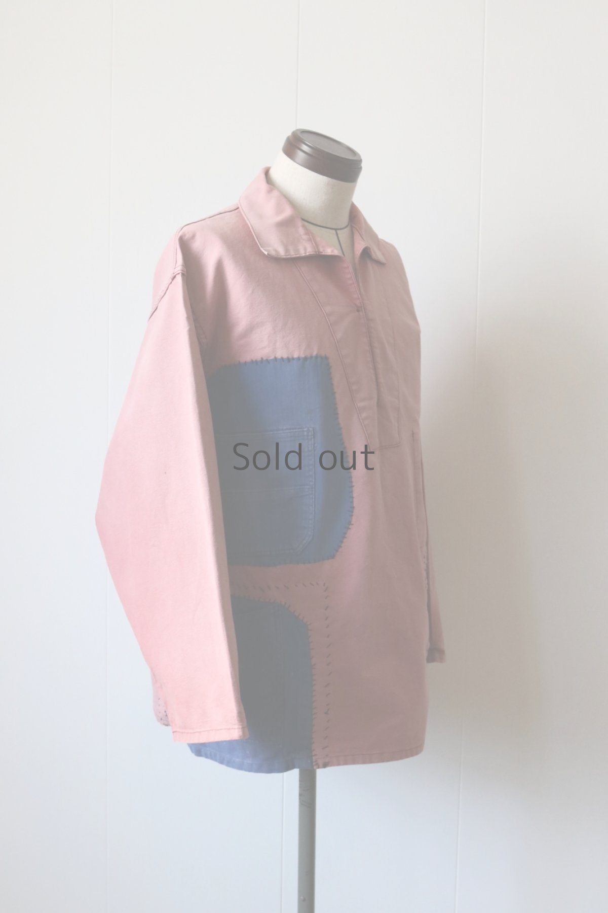 画像13: 【MITSUGU SASAKI】ビンテージリメイク　パッチワークフィッシャーマン　ワークシャツ (13)