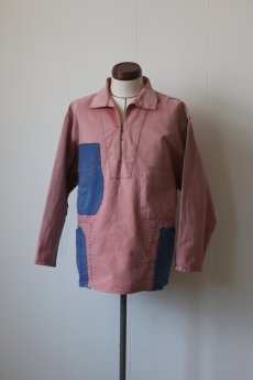 画像12: 【MITSUGU SASAKI】ビンテージリメイク　パッチワークフィッシャーマン　ワークシャツ (12)