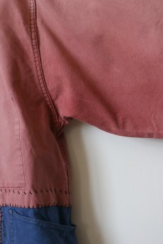 画像6: 【MITSUGU SASAKI】ビンテージリメイク　パッチワークフィッシャーマン　ワークシャツ (6)