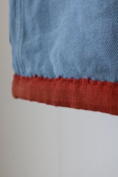 画像12: 【MITSUGU SASAKI】ビンテージリメイク カラフルパッチワーク ワークジャケット(ピンク) (12)