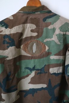 画像9: 【MITSUGU SASAKI】ビンテージリメイク×布の怪　アメリカ軍　迷彩シャツ（百目） (9)