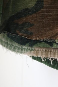 画像7: 【MITSUGU SASAKI】ビンテージリメイク×布の怪　アメリカ軍　迷彩シャツ（百目） (7)