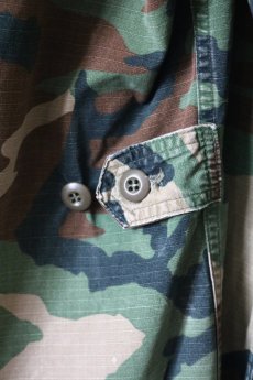 画像10: 【MITSUGU SASAKI】ビンテージリメイク×布の怪　アメリカ軍　迷彩シャツ（百目） (10)