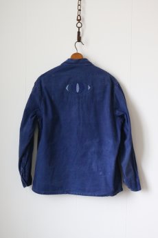 画像10: 【MITSUGU SASAKI】ビンテージリメイク×布の怪　フレンチワークジャケット（百目） (10)