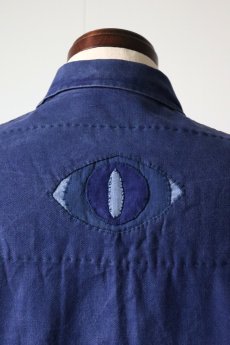 画像1: 【MITSUGU SASAKI】ビンテージリメイク×布の怪　フレンチワークジャケット（百目） (1)