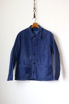 画像6: 【MITSUGU SASAKI】ビンテージリメイク×布の怪　フレンチワークジャケット（百目） (6)