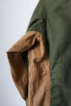 画像9: 【MITSUGU SASAKI】ビンテージリメイク アメリカ軍　コットンサテン　ワイドシャツ (9)