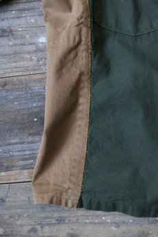 画像12: 【MITSUGU SASAKI】ビンテージリメイク アメリカ軍　コットンサテン　ワイドシャツ (12)