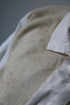 画像5: 【MITSUGU SASAKI】ビンテージリメイク スウェーデン軍　コットン　ホワイトワイドロングシャツ (5)