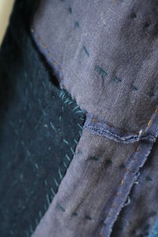 画像10: 【MITSUGU SASAKI】SUPER BORO BORO 藍染　シェフJACKET（製造年月2025年12月） (10)