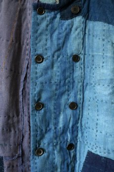 画像12: 【MITSUGU SASAKI】SUPER BORO BORO 藍染　シェフJACKET（製造年月2025年12月） (12)