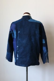 画像22: 【MITSUGU SASAKI】SUPER BORO BORO 藍染　シェフJACKET（製造年月2025年12月） (22)