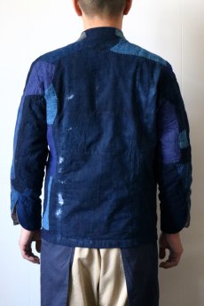 画像4: 【MITSUGU SASAKI】SUPER BORO BORO 藍染　シェフJACKET（製造年月2025年12月） (4)
