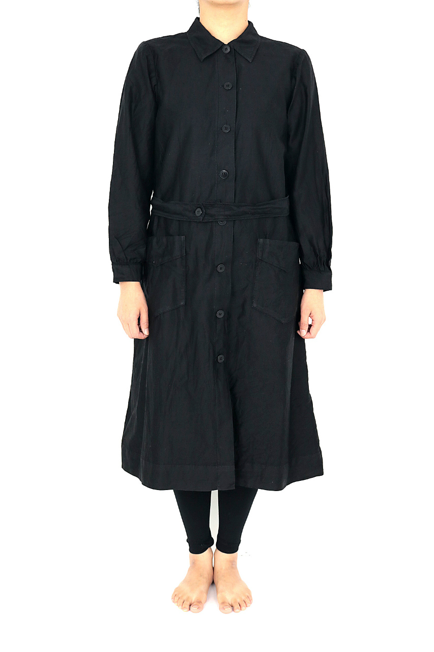 フランス】１９３０年代頃のブラックワークドレス